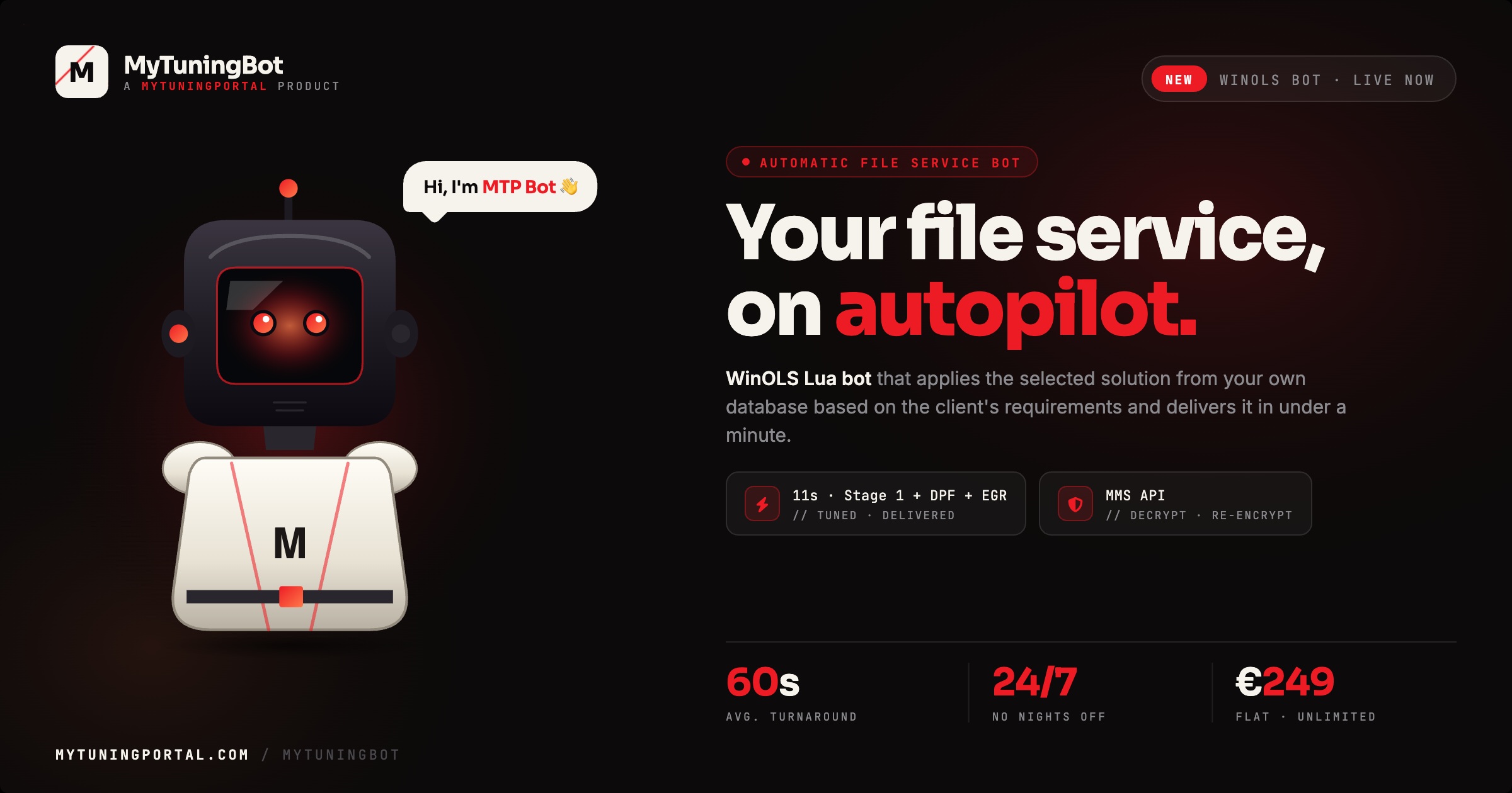 MyTuningBot - Automatic Fileservice WinOLS Lua Bot